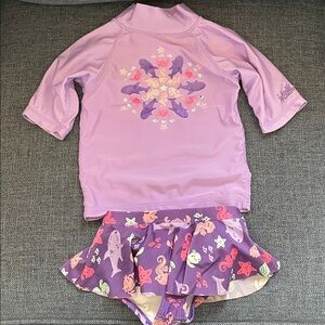 Kids Purple Swim Set